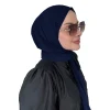 prêt à porter fermeture à pression hijab pour les femmes musulmanes couverture complète bandeau écharpe islam insère turban femme bandeau châle