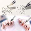 stylo à points pour sélecteur de strass, pierres précieuses à double extrémité, cristaux, goujons, crayon de cire, manucure, nail art, outil de décoration à faire soi même