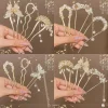 Épingle à cheveux à pampilles en perles de Style chinois, avec Style ancien balancent, légère, de luxe, en forme de U, pour jupe visage de cheval, nouvelle collection 2025