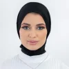 prêt à porter couverture complète intérieure instantanée hijab qualité supérieure jersey écharpe avec boutons à nouer au dos femmes musulmanes turban casquettes