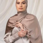 Hijab en crêpe de soie longue et tendance, Hijab froissé en Satin pour femmes musulmanes, foulard islamique, offre spéciale