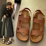 Classique femmes sandales plates décontractées élégant Simple sandales légères en plein air plage marche sandale chaussures pour femmes Sandalias De Mujer