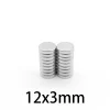 Aimants ronds puissants 12x3mm, aimants puissants pour réfrigérateur, bricolage, bâtiment, scientifique, artisanat, aimants de bureau 12*3 12×3