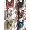 nouveauté aquarelle imprimé fleuri respirant léger doux coton rayonne viscose tissé musulman femmes châle hijab écharpe