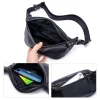 sacs banane en cuir véritable pour hommes, sac de ceinture, sac de taille à la mode, sac à bandoulière pour entraînement, voyage, camping, randonnée, marche