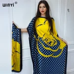 WINYI-Robe traditionnelle africaine pour femmes, abaya dubaï, caftan de luxe, robe de soirée élégante, longueur maxi, couvertures de plage