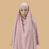 vêtement de prière pour femme musulmane, poka hijab, tiens imar, ramdan, eid, uni, long sauna carf, hijabs islamiques, arabie saoudite, turquie, niqab, 3 couches