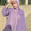 hijab plissé en satin et mousseline de soie pour femme musulmane, Écharpe de luxe, bandana, bandeau de sauna, châle chic, turban