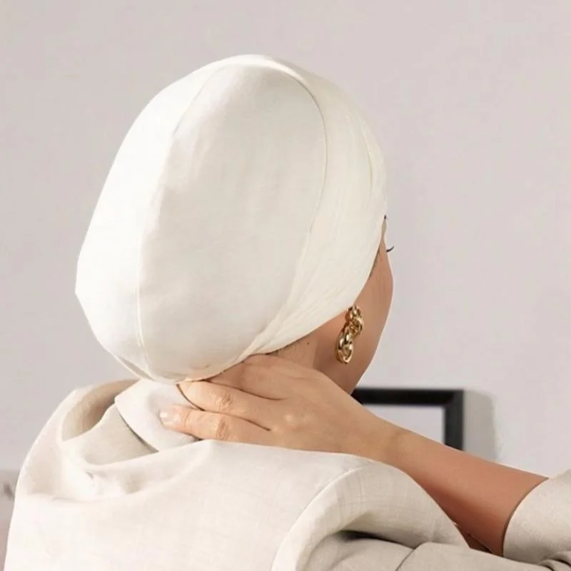 maillot modal premium hijab instantané musulman sous écharpe casquettes coton extensible turban casquette islamique sous écharpe bonnet foulard bandeau
