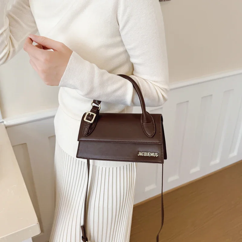 Sac à bandoulière classique pour femmes, Design en cuir, populaire et élégant, marque de luxe, célèbre styliste, Style messager pratique