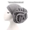 casquettes turban africaines en soie brute, grande fleur de rose, couvre chef en geles de mariage nigérian respirant, bonnet léger, couvre chef de fête