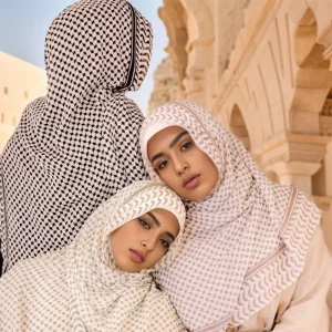 Foulard turc imprimé à carreaux, foulard Long et fin en mousseline de soie, Hijab, châles et enveloppes de protection solaire, foulard islamique pour dames Foulard turc imprimé à carreaux, foulard Long et fin en mousseline de soie, Hijab, châles et enveloppes de protection solaire, foulard islamique pour dames