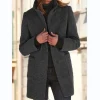 cardigan manteau pour femmes, vêtements chauds, mode polyvalente, ample, rétro, boutons, col montant, manches longues, pardessus y2k, automne 2023