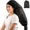 bonnet à capuche pour sèche cheveux, accessoire extra large, réglable, pour conditionnement en profondeur, bonnet chauffant pour séchage amélioré avec sangle élastique
