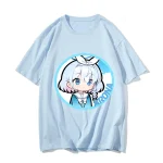 ARONA-T-shirt à manches courtes Blue Archive pour hommes et femmes, Harajuku, Anime Cartoon Graphic, Kawaii Tee Shirt, Unisex Casual, Y2K Clothing