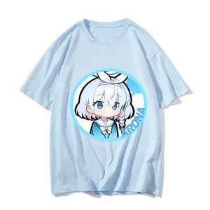 ARONA-T-shirt à manches courtes Blue Archive pour hommes et femmes, Harajuku, Anime Cartoon Graphic, Kawaii Tee Shirt, Unisex Casual, Y2K Clothing ARONA-T-shirt à manches courtes Blue Archive pour hommes et femmes, Harajuku, Anime Cartoon Graphic, Kawaii Tee Shirt, Unisex Casual, Y2K Clothing