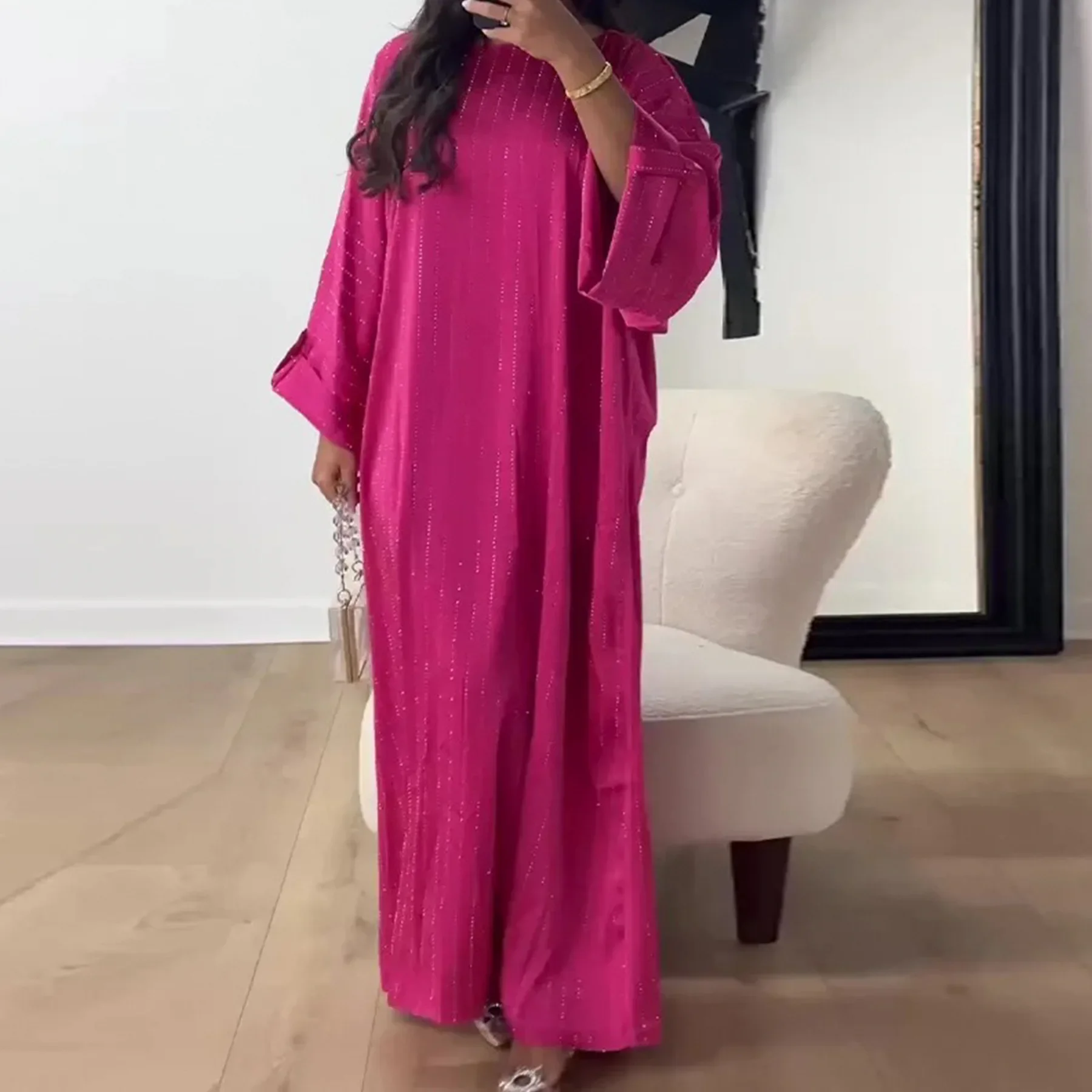 robe abaya de luxe pour femmes musulmanes, dubaï, ramadan eid, arabie saoudite, vêtements jalabiya, turquie islamique, longue robe modeste, 2024