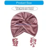 e56a elegant women's backs turban head enveloppent confortable à mode