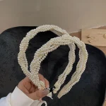 Bandeau de perles élégant pour femmes, accessoires de cheveux, bandeaux à la mode pour filles, ornement de bandeau, couvre-chef de mariée, cadeaux