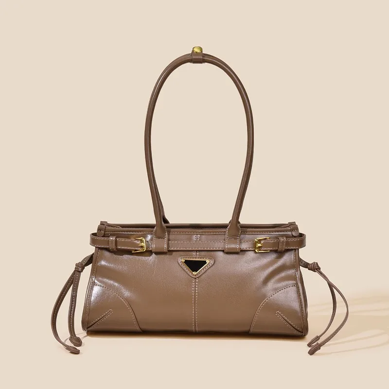 Sac à main Beige pour femmes, sac à bandoulière élégant en cuir avec Option de marque de luxe célèbre styliste classique