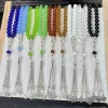 Chapelet musulman islamique Tasbih 33 perles de prière chapelet pour hommes femmes Bracelet pierre naturelle cristal verre dinde bijoux Tasbeeh