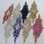 Applique de Strass de Salon de Mariée, à Franges