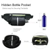 sport trail course ceinture taille sac hydratation jogging pochette bouteille d'eau fanny pack hommes femmes gymnastique fitness cyclisme argent ceinture sacs