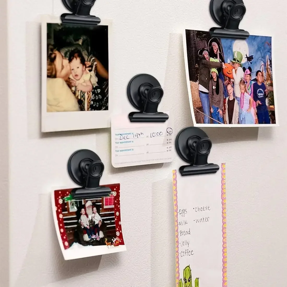 Aimants de réfrigérateur aimants de réfrigérateur Clips magnétiques liste détaillée robuste affichage attaches en papier sur la maison et le bureau