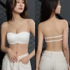 soutien gorge convertible en satin de qualité supérieure, style japonais, sans bretelles, col licou, vêtements polyvalents, lingerie confortable sans couture pour femmes ca s xl moyisu