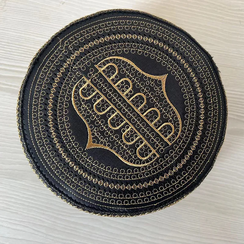 coton broderie arabe hommes chapeau musulman chapeau de prière islamique musulman turban homme hijab bonnet saoudien islam casquettes juives