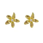 Boucles d&rsquo;oreilles à fleurs élégantes pour femmes à mode