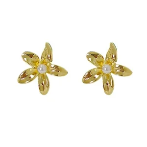 Boucles d&rsquo;oreilles à fleurs élégantes pour femmes à mode