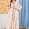 abaya robe musulmane de luxe pour femmes, kaftan, islam kimono, caftan marocain, maxi, robes de soirée, abayas femme, dubaï, ramadan