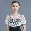 simple mince évider crochet châle cape cape dentelle écharpe enveloppes vêtements décoration tricoté foulards printemps