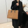 sacs fourre tout à la mode pour femmes simple grande capacité femmes sac à bandoulière sacs à provisions sac de créateur bolso marca lujo Сумка sac