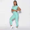 ensemble de vêtements de sport et de yoga pour femmes, survêtement, vêtements de sport, de fitness, d'entraînement, push up, soutien gorge, leggings