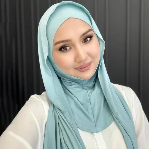 Une pièce enveloppement instantané hijab côtelé jersey foulards hijab instantané mode hijab musulman avec capuchon de couverture complète Une pièce enveloppement instantané hijab côtelé jersey foulards hijab instantané mode hijab musulman avec capuchon de couverture complète