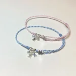 Bracelet poisson pour femmes, corde colorée tissée à la main, style Boho, breloque, amitié, bijoux populaires