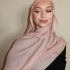 nouveau hijab modal avec sous capuchon modal, ensemble hijabs pour femmes, écharpe basique, pull extensible, foulard fin et respirant