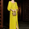 eid musulman abaya robe caftan broderie lanterne manches robes de pansement diamant élégant robes abaya fête caftan ramadan