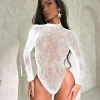 body en strass pour femmes, lingerie érotique, motif toile d'araignée, bas en résille, costumes sexy, sous vêtements porno, collants