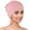 casquettes hijab musulmanes en coton, sous Écharpe fermée, turban musulman, capuche artificiel astique, bonnet pour femme, nouvelle collection