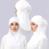 Nouveau Jersey Hijab instantané pour femmes musulmanes Hijab solide extensible sous-capuchon foulard multi-fonctionnel bandeau casquette intérieure de prière Nouveau Jersey Hijab instantané pour femmes musulmanes Hijab solide extensible sous-capuchon foulard multi-fonctionnel bandeau casquette intérieure de prière