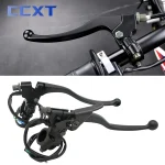 Levier de frein d’embrayage 22mm, ensemble de poignée avec frein de stationnement pour 50cc 90cc 110cc 125cc 200cc 250cc 300cc ATV Quad 4 roues