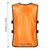 gilet de football respirant pour enfants, gilet multicolore, maillot d'entraînement de football, bavoir d'entraînement