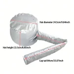 Bonnet à Capuche Souple pour Cheveux Naturels Bouclés Texturés, Soin, vaccage, Coiffage, Bouclage, Conditionnement Profond, 1 Pièce