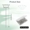 Épingles à perruque en t de 2 pouces, 200 pièces, pour bloquer le tricot et le crochet, épingle à coudre en forme de t pour perruques, fabrication de bijoux, modélisation et quilting