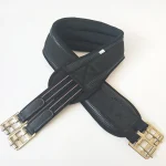 Fournitures équestres ceinture de ventre de cheval ceinture de ventre en cuir d&rsquo;hibiscus harnais de selle boucle de ceinture de ventre de cheval complète