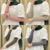 abayas mancommuniste hijab pour femme musulmane, tissu modal, ramadan