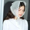 Élégant dentelle florale cheveux écharpe femmes triangle foulard coréen à lacets cou écharpe dentelle fleur crème solaire voyage photo bandeau